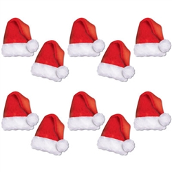 Santa Hats Mini Cutouts