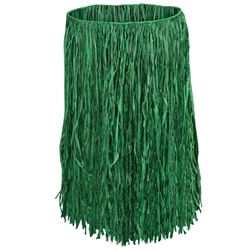 Raffia Hula Skirt - Adult Size - Green