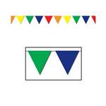 Multi Color Pennant Banner - 120'