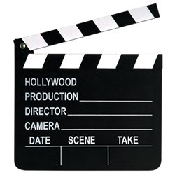 Movie Set Clapboard