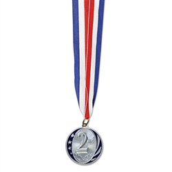 2nd Place Medal with Ribbon