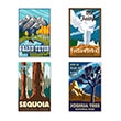 Travel America National Park Poster Cut Outs 18Â½ Inches