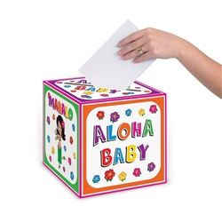 Hula Baby Shower Card Box