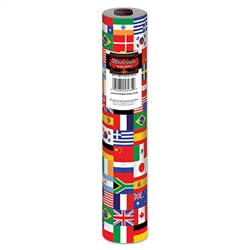 International Flag Table Roll