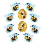 Mini Bumblebee Cutouts