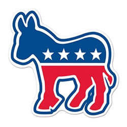 Democratic Party Donkey Cutout - 10 1/2