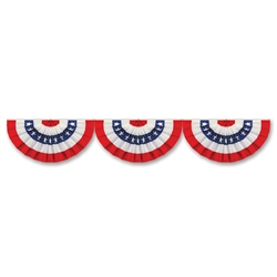 Red, White and Blue Bunting Cutout