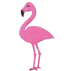Foil Flamingo Silhouette Cutout