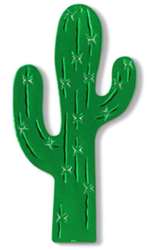 Foil Cactus Silhouette Cutout