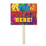 "The Party's Here" Yard Sign