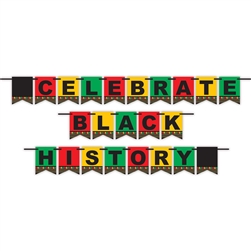 Celebrate Black History Streamer Banner - 6