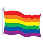Rainbow Flag Cutout