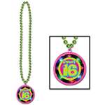 "Sweet 16" Beads with Tunnel Light Medallion