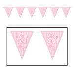 "It's A Girl" Pennant Banner