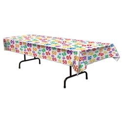 Multi Color Fifties Table Cover