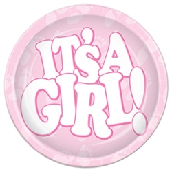 It's A Girl! Plates (7 in)
