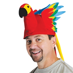 Tropical Parrot Hat
