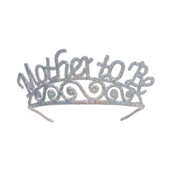 Mother to Be Glittered Tiara