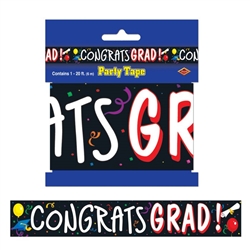 Congrats Grad Party Decorating Tape