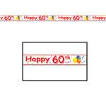 Happy 60th Party Tape