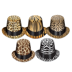 Animal Pattern Top Hat