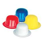 Plastic Derby Hat (Assorted)