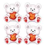 Valentine Mini Bear Cutouts