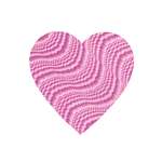 Embossed Pink Heart Cutout (4 in)
