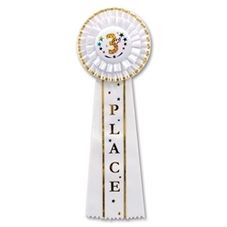 3rd Place Deluxe Party Rosette Ribbon
