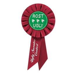 UGLY SWEATER ROSETTE