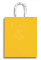 Canary Yellow Medium Clay Coated Bag