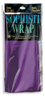 Purple Gleam 'N Wrap Metallic Sheets