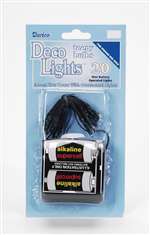 Teeny Bulbsâ„¢ Light Set w/ Battery Pack 20 Clear Rice Bulbs/Green Wire