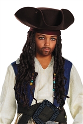 Jack Sparrow Child'S Hat With Braids