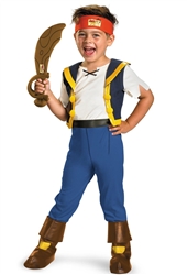 Jake and the Never Land Pirates Deluxe Kids 3T-4T Costume