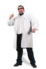 Lab Coat Adult Costume - Plus Size