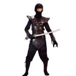 Leather Ninja Child'S Costume - Large