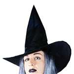 Taffeta Witch Hat With Hair