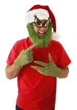Grinch Hat with Beard