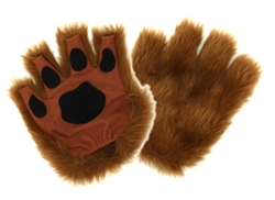 Brown Paws - Fingerless Gloves