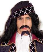 Caribbean Pirate Beard And Moustache Set