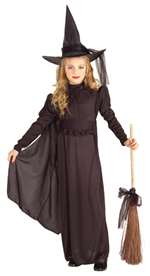 Classic Witch Kids Costume - Medium