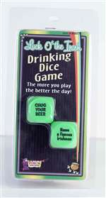 St. Pat'S Drinking Dice Game