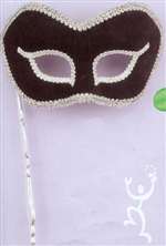 Venetian Mask With Black Stick