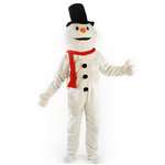 Deluxe Snowman Mascot Adult Costume