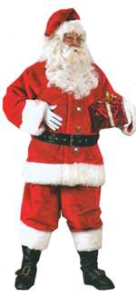 Super Deluxe Santa Claus Suit - Standard