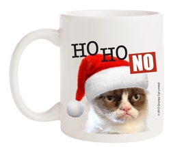 Grumpy Cat Mug "HO HO NO"
