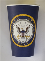 US Navy Paper 16 Ounce Cups