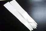 White Satin 23"  Gloves