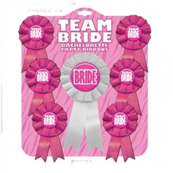 Team Bride Ribbon Set - Bartz's Party Stores